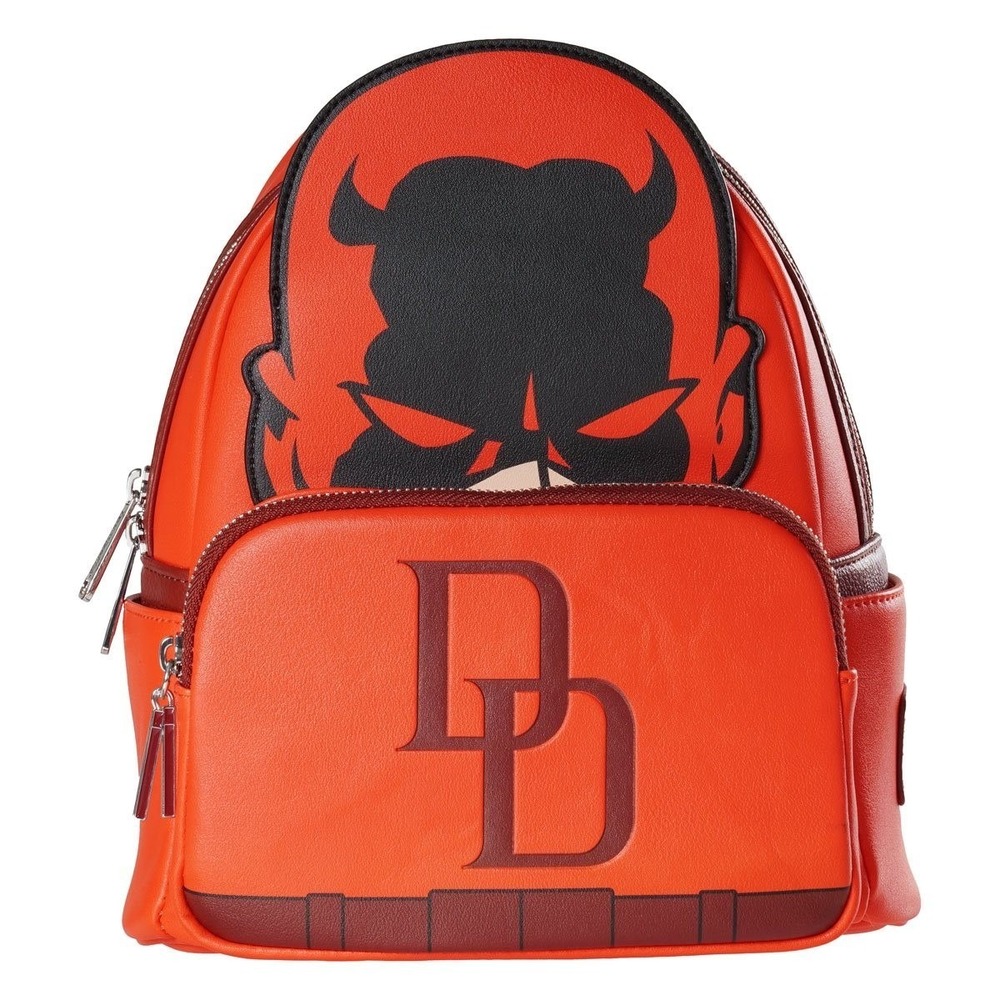 Marvel Daredevil Loungefly Bag Red Backpack Purse Handbag Park Exclusive NEW UK